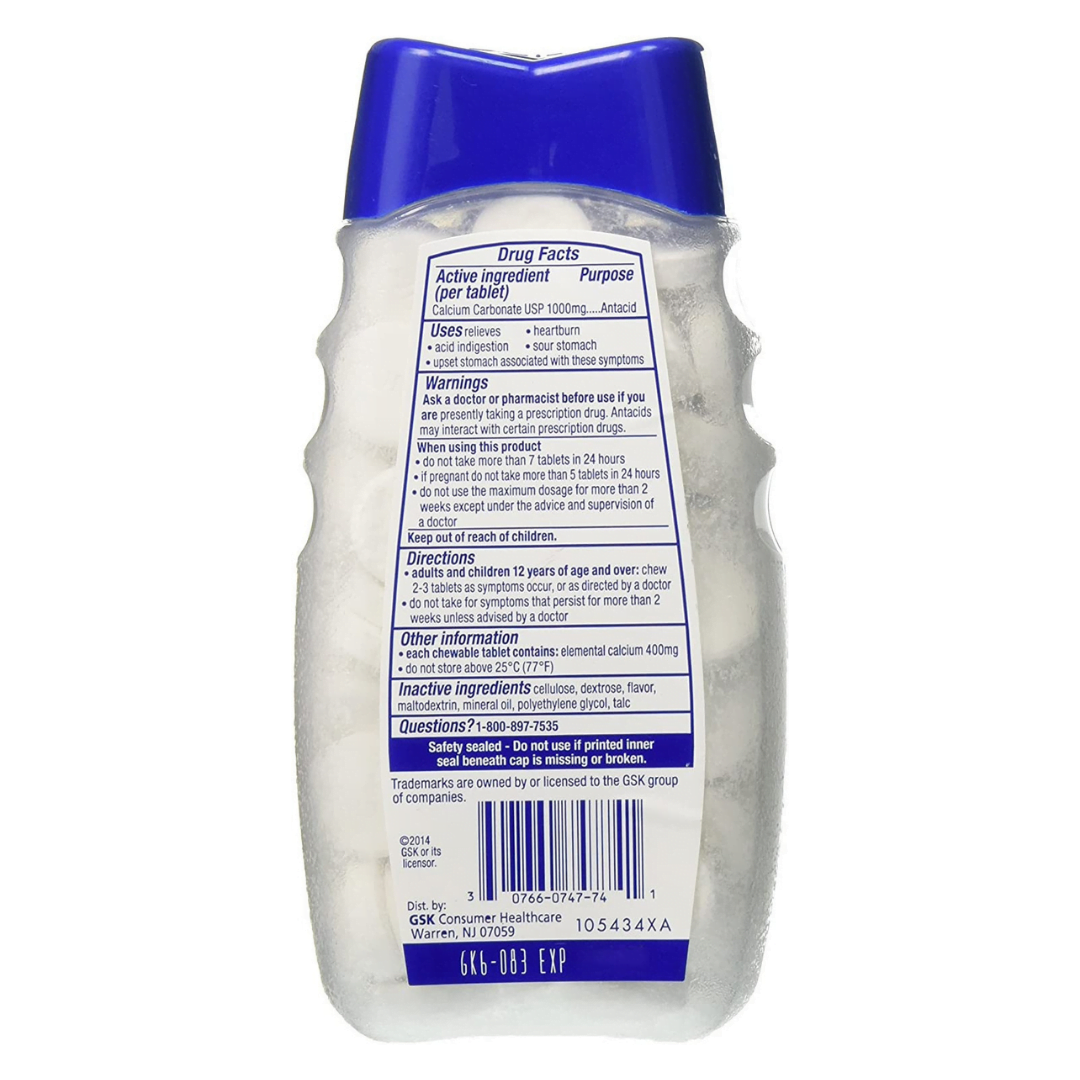 TUMS Antiácido 160 Tabletas