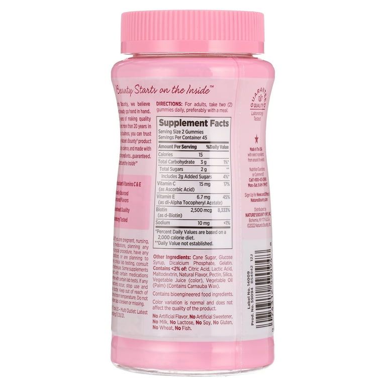 Nature´s Bounty Hair Skin & Nails 90 Gomitas