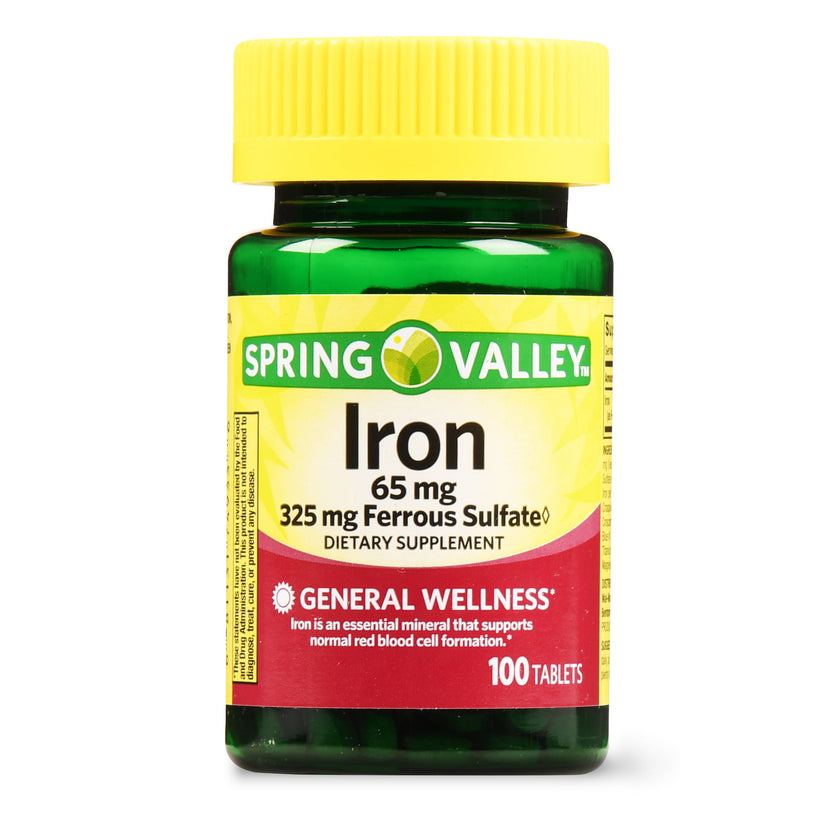 Spring Valley Iron 65 mg – Salud & Vida