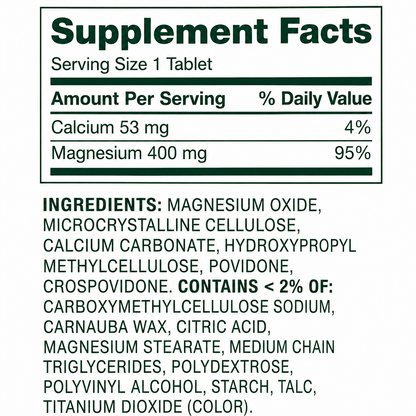 Spring Valley Óxido de Magnesio 400 mg 250 Tabletas